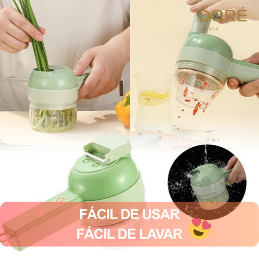 Picador de verduras eléctrico portátil